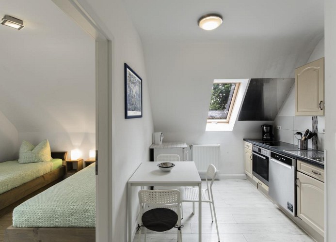 Küche und Essbereich