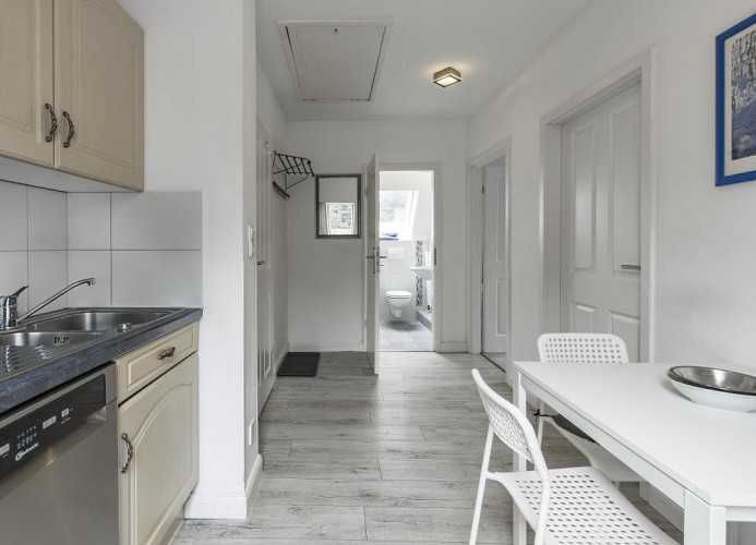 Küche und Essbereich